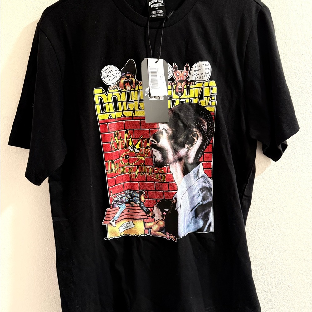 Snoop Doggy Dogg Tee Death Row Records T-shirt Size Adult Medium NEW RARE STYLE